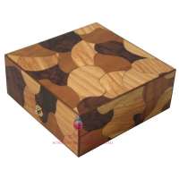 china manufactory custom cufflink gift box wood