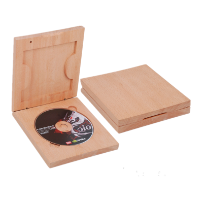 Hot selling MDF Wooden CD/DVD packaging Box