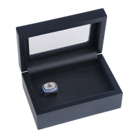 Factory Wholesale Custom Piano Lacquer Wood Black Ring Box Jewelry Packaging