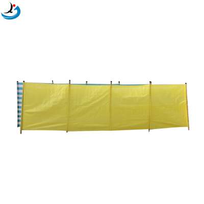 Factory Wholesale Custom 4, 5, 6, 8, 10 Pole Holiday Caravan Camping Beach Windscreen