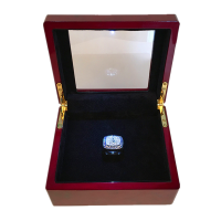 Factory Wholesale Custom Piano Lacquer Wood Ring Box Jewelry Packaging With Led Light