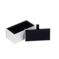 Amazon Hot-sale Custom Logo Printing Paper Cufflinks Box, Cardboard Cufflinks  Box